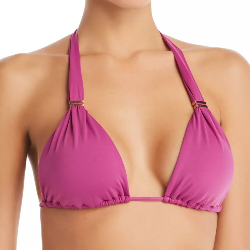 Women’s Halter Bikini top in Fuchsia Pink - Picture 3 of 3